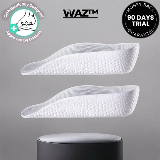 WAZ™ HighPads | Invisible Height Increase Insoles for Men & Women – Gain Up to 3 Inches Instantly