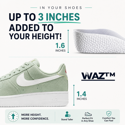 WAZ™ HighPads | The Original Invisible Height-Boost Insoles