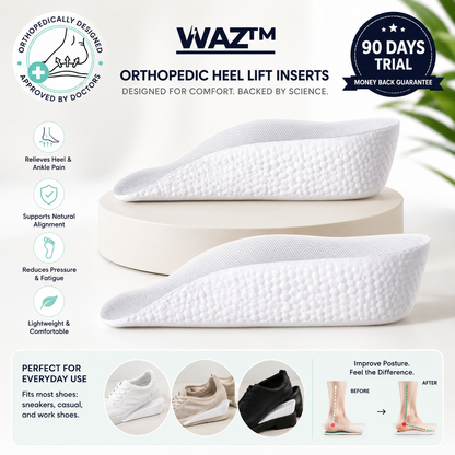 WAZ™ HighPads | The Original Invisible Height-Boost Insoles